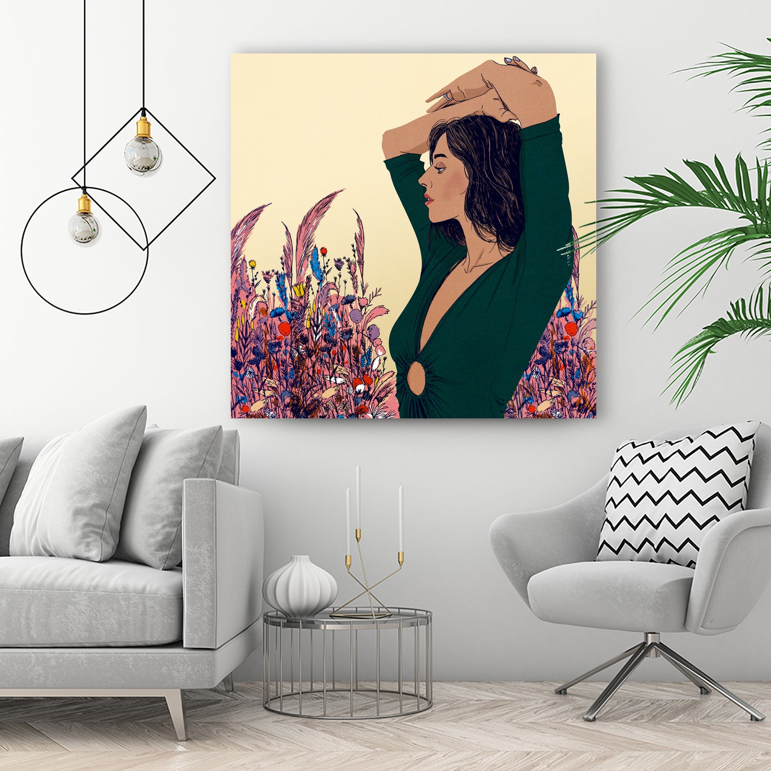 Justine by David Lanaspa on GIANT ART - white digital painting