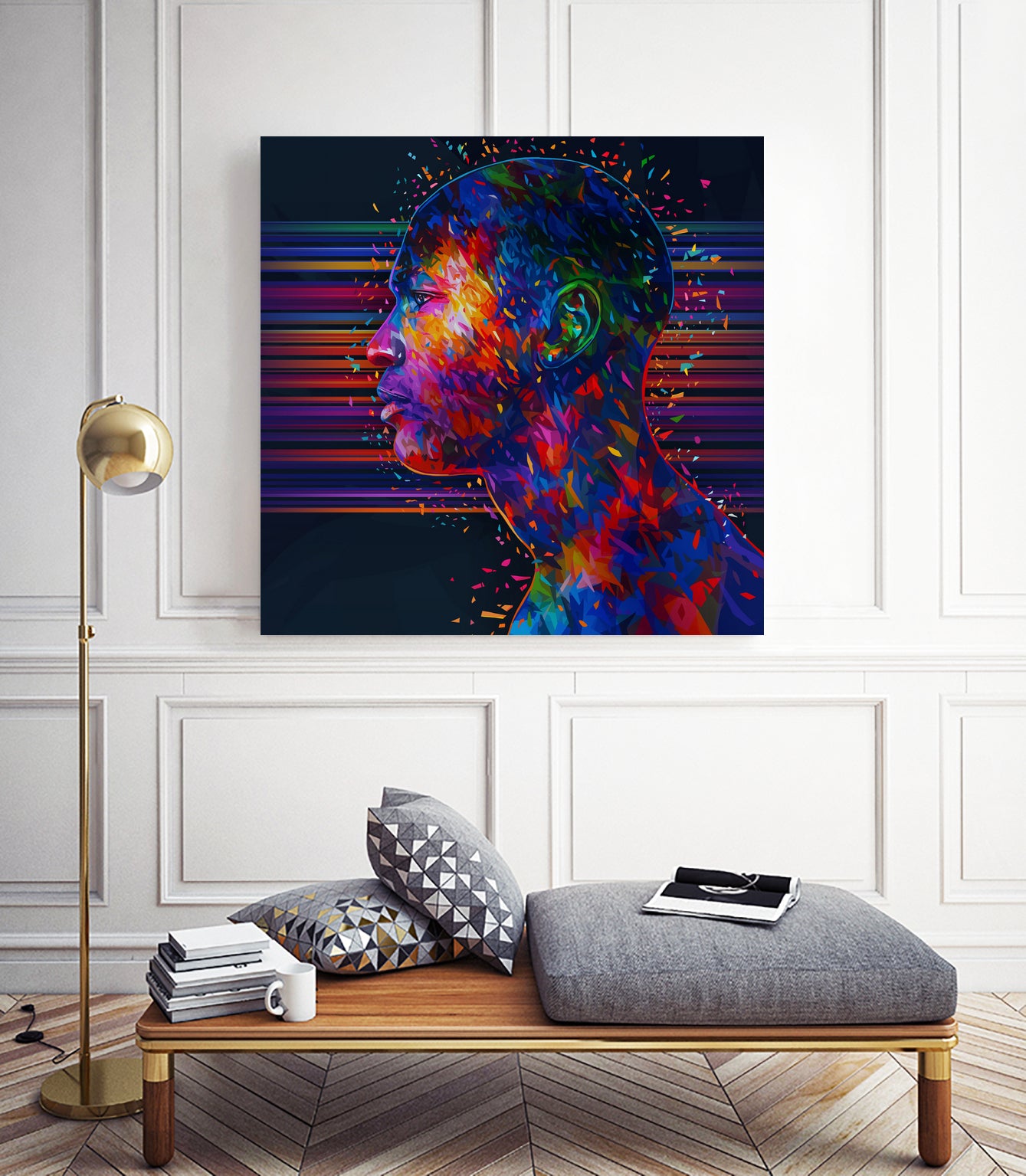 Abstract Jordan by Alessandro Pautasso on GIANT ART - fuchsia digital painting