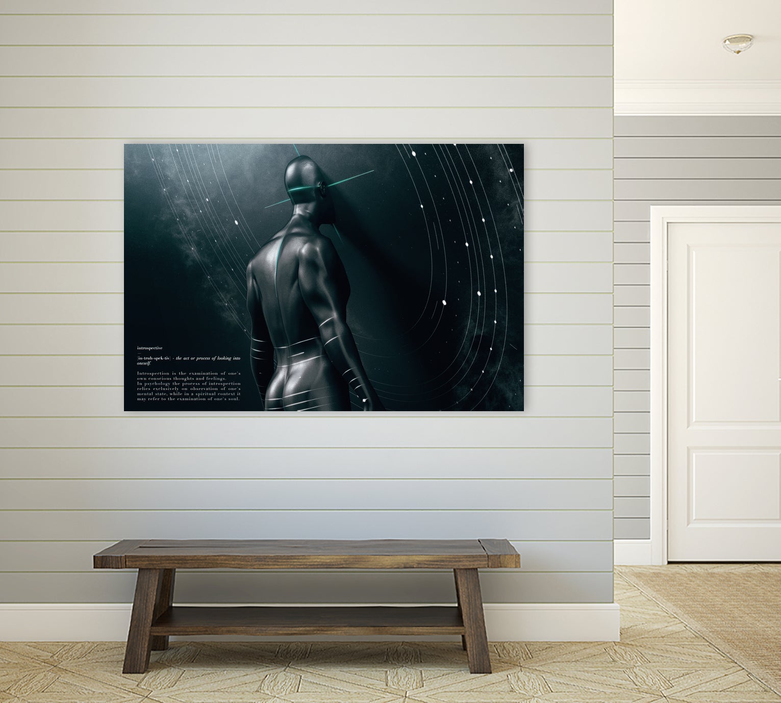 Space Man by Giulio Petrone on GIANT ART - black 3d art