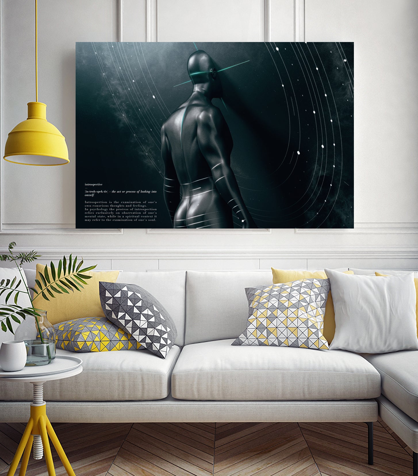 Space Man by Giulio Petrone on GIANT ART - black 3d art