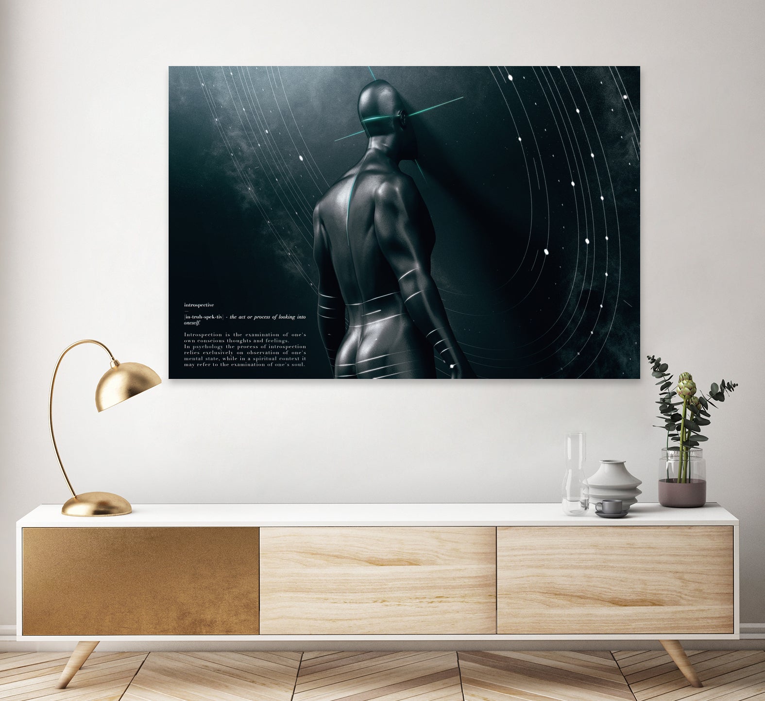 Space Man by Giulio Petrone on GIANT ART - black 3d art