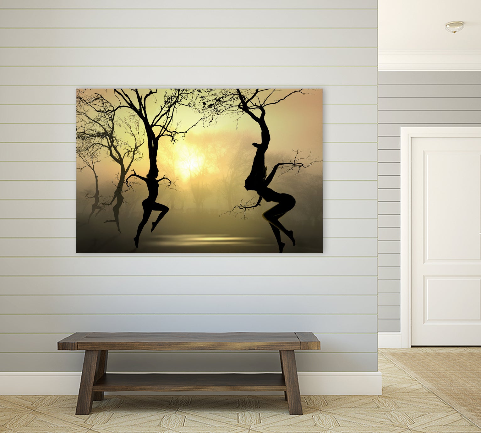 Dancing Trees by Igor Zenin on GIANT ART - black photo manipulation