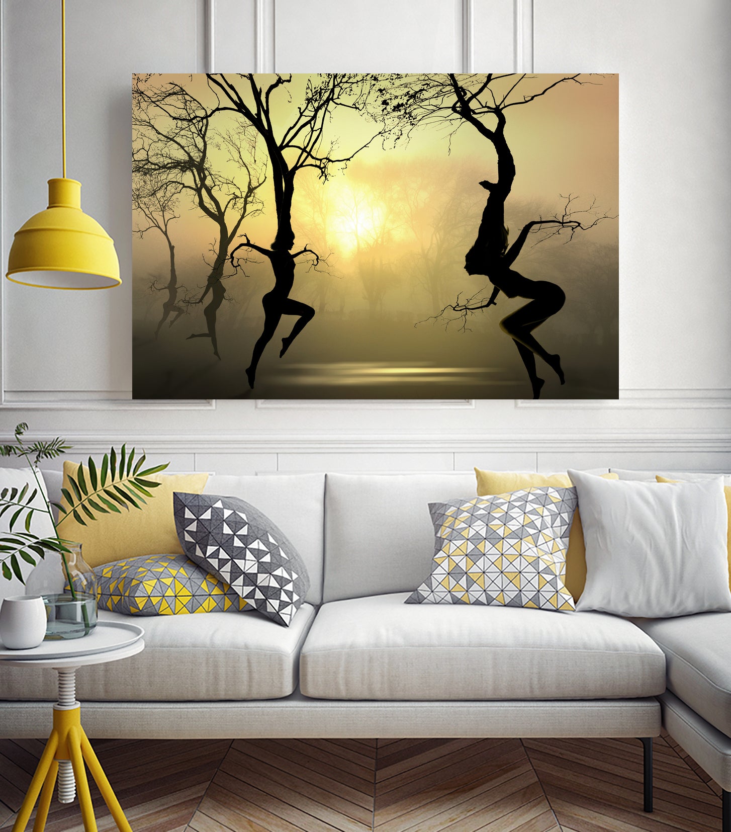 Dancing Trees by Igor Zenin on GIANT ART - black photo manipulation