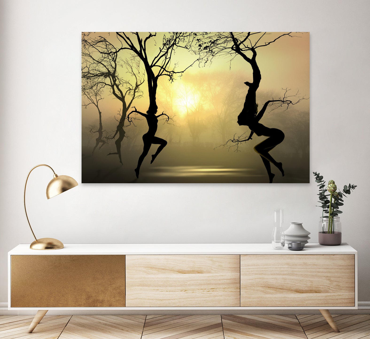 Dancing Trees by Igor Zenin on GIANT ART - black photo manipulation