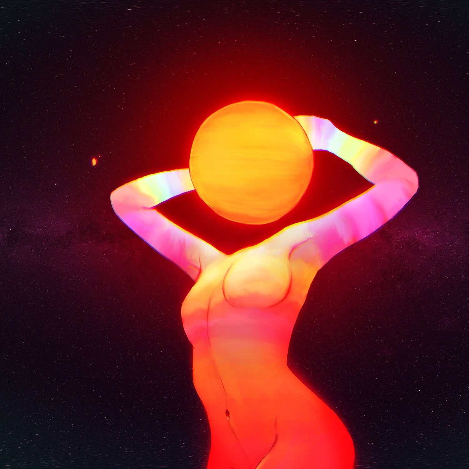 Sun Head (v2 Reworked) by Francois Martin Painchaud on GIANT ART - red character design