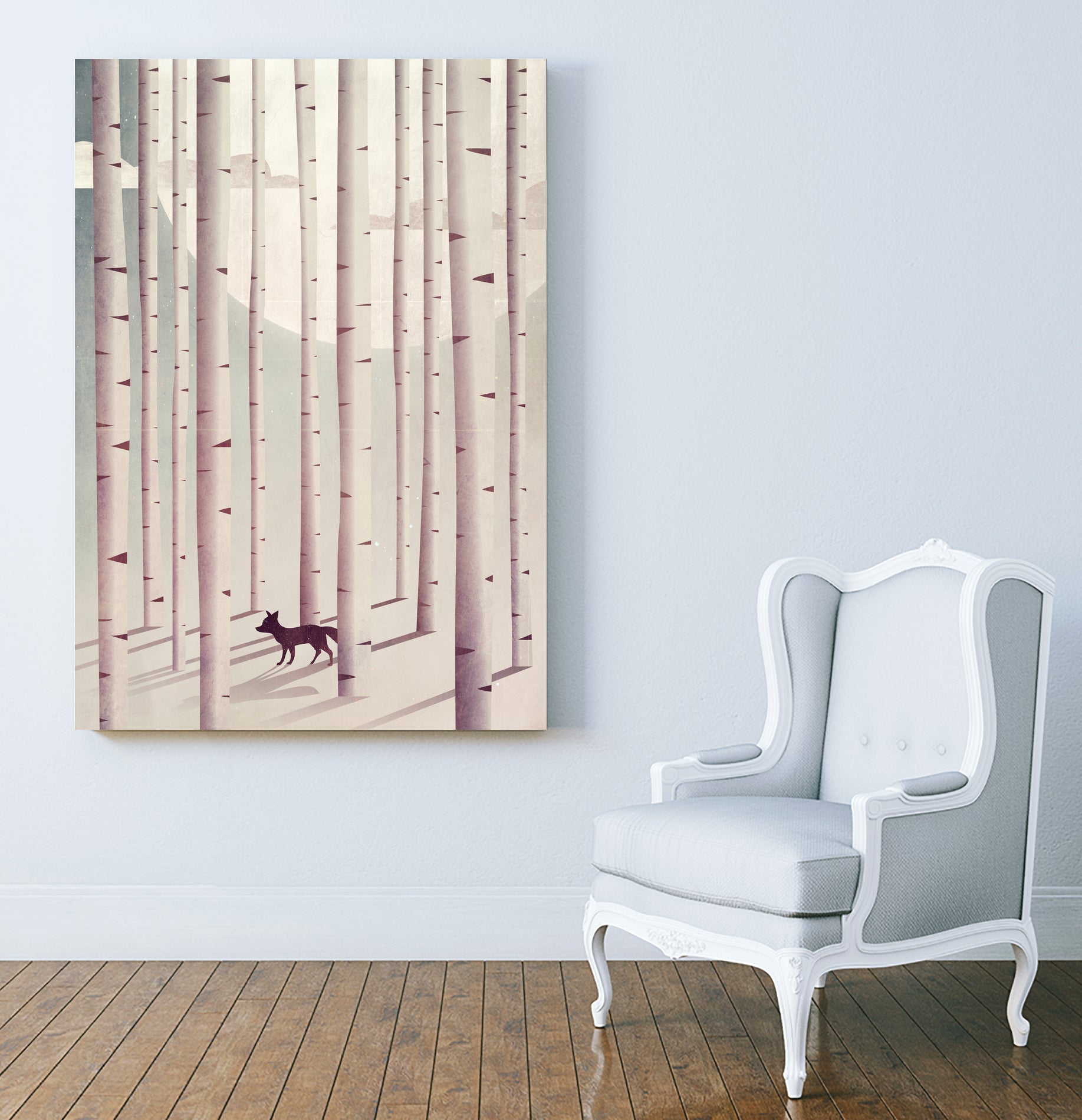 Serene Forest by Annisa Tiara Utami on GIANT ART - white digital drawing