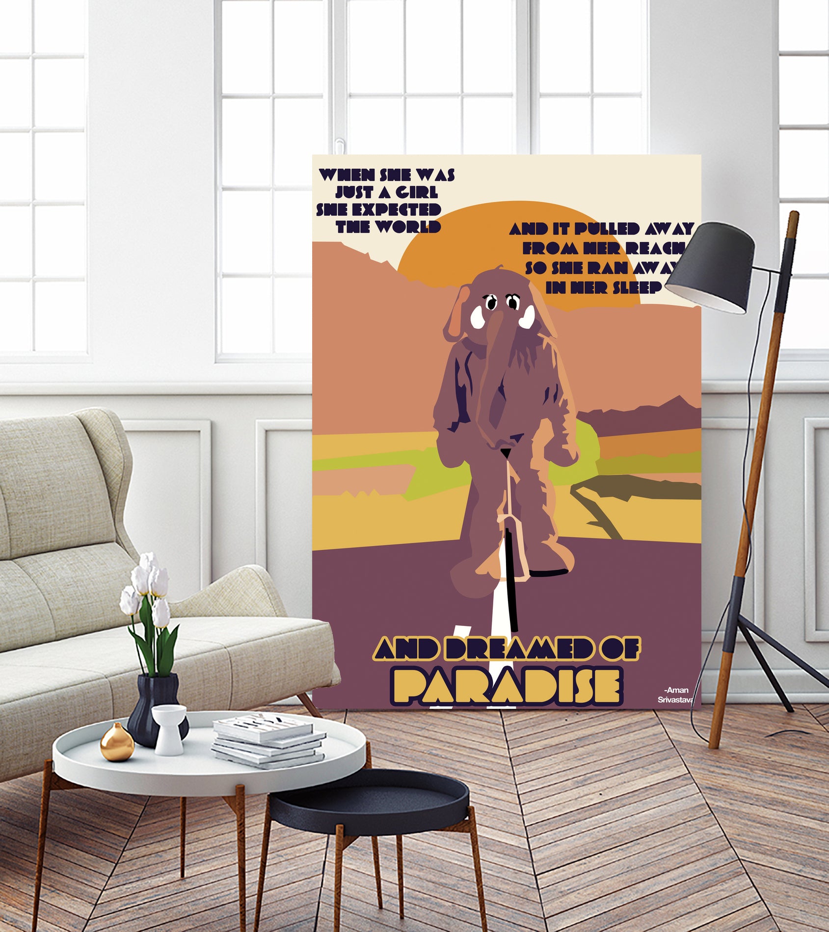 Coldplay- Paradise by Aman Srivastava on GIANT ART - yellow digital drawing