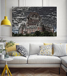 Canada Château Frontenac Artistic Illustration Rough by Renna Jason on GIANT ART - white cartooning
