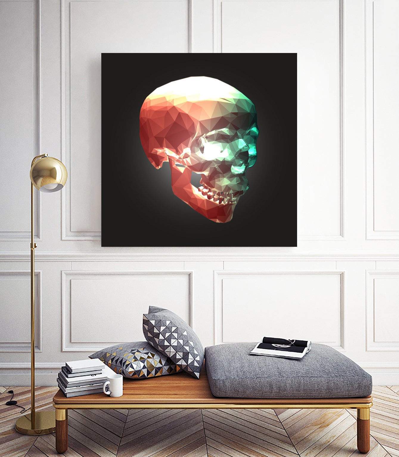 Crystal Skull by Aimer Heinz on GIANT ART - red 3d art