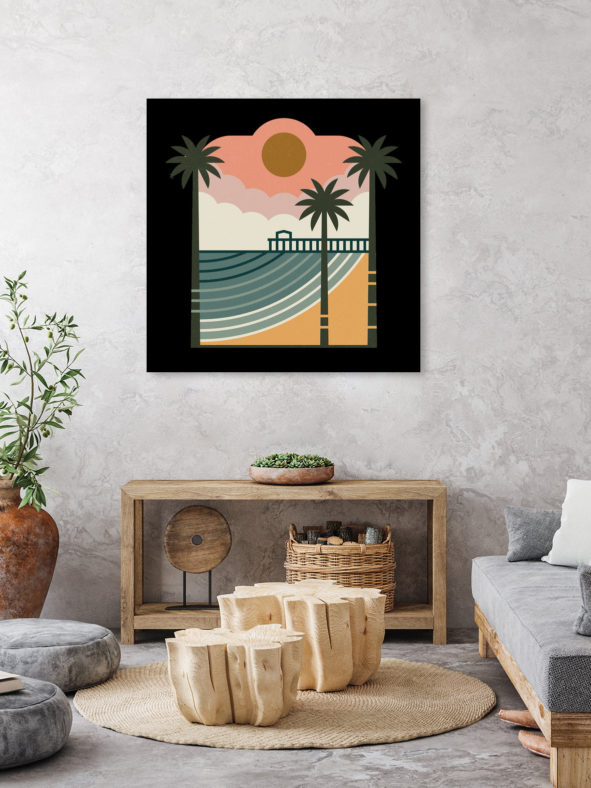 The Pier by Rick Crane on GIANT ART - white digital drawing