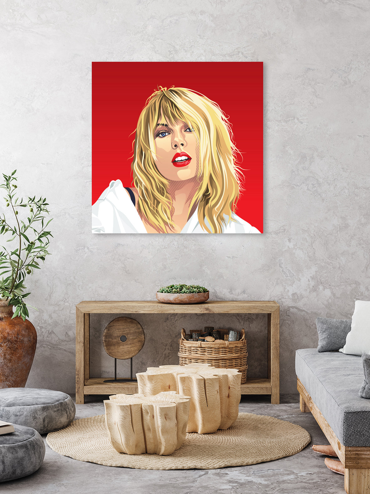 Taylor Swift RED by Laksana Ardie on GIANT ART - red photo illustration