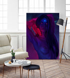 Indigo Beauty by Francois Martin Painchaud on GIANT ART - blue character design