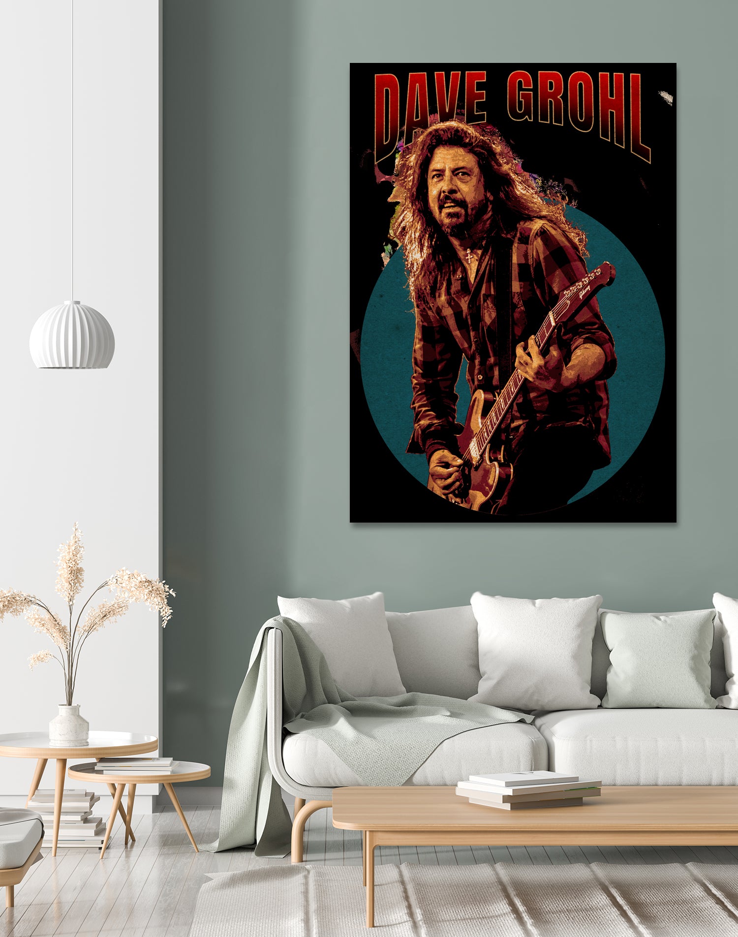 Dave Grohl Live in Show by ade niroi91 on GIANT ART - white photo illustration