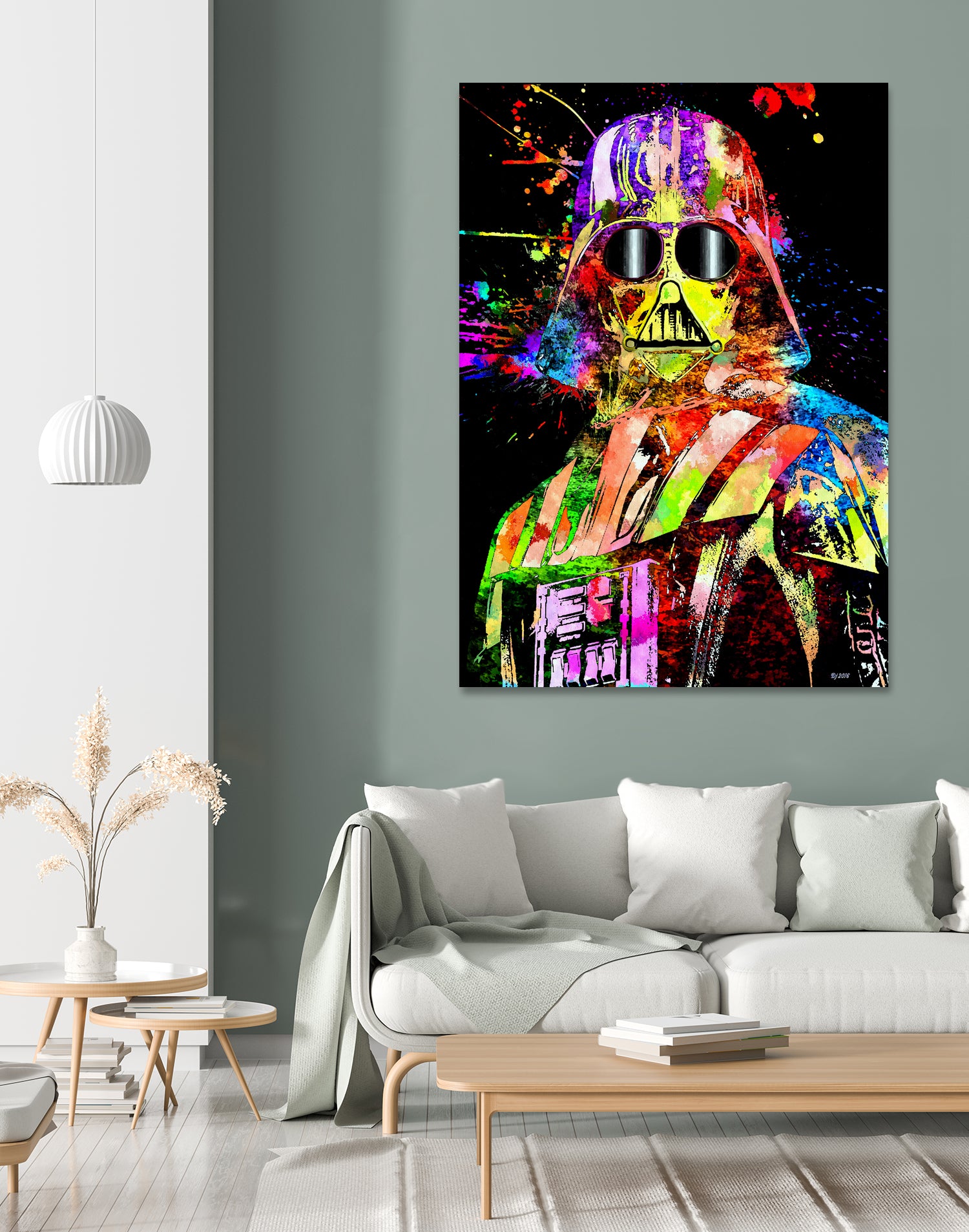 Darth Star Wars Show by Daniel Janda on GIANT ART - yellow digital painting