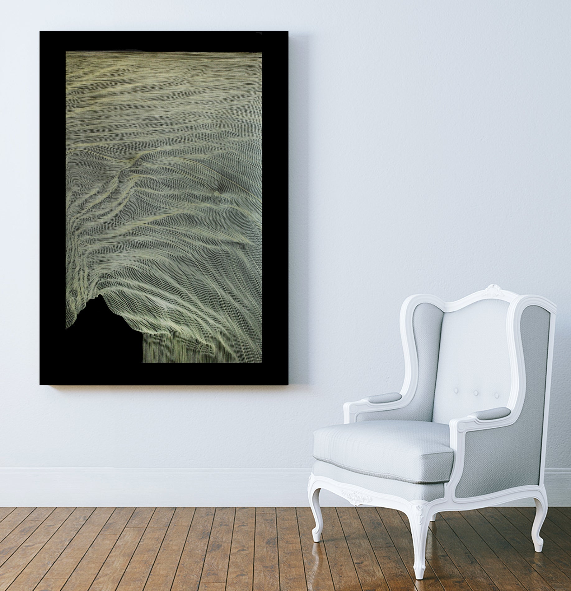 EMOTIONS IN MOTION IV by Florent LUBIENICKI on GIANT ART - black mixed media