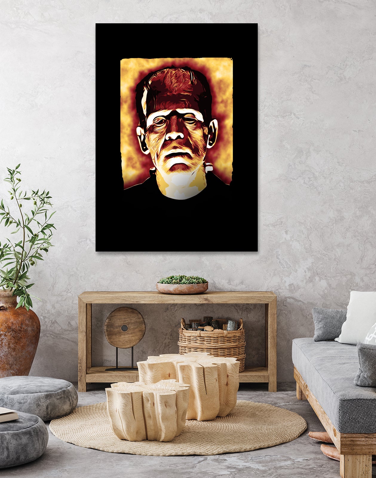 Frankenstein Custom Fansart Style by ade niroi91 on GIANT ART - black photo illustration
