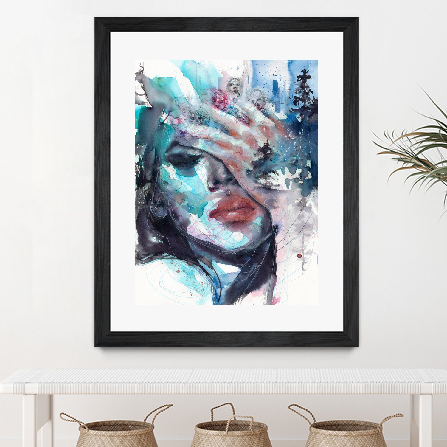 Fade away by Doriana Popa on GIANT ART - blue digital painting