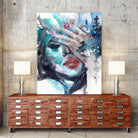 Fade away by Doriana Popa on GIANT ART - blue digital painting