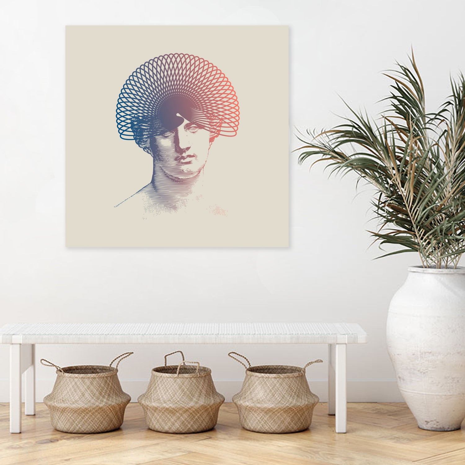 Stay Safe by Aimer Heinz on GIANT ART - blue vector illustration