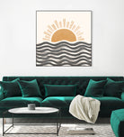 Waft Sun-Grey by Chrysafia Vogiatzi on GIANT ART - gray digital painting