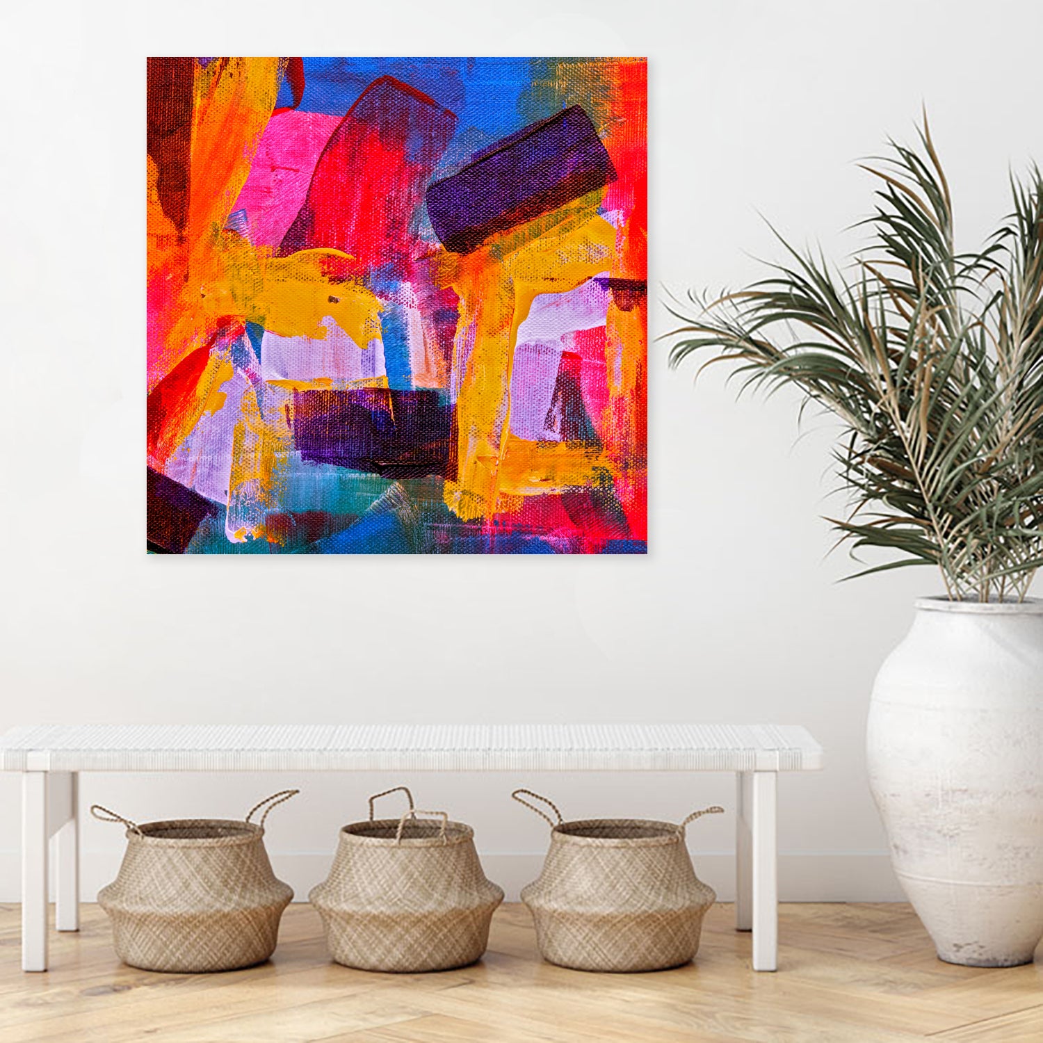 oil_m by ROMA TIMBREZA on GIANT ART - yellow mixed media