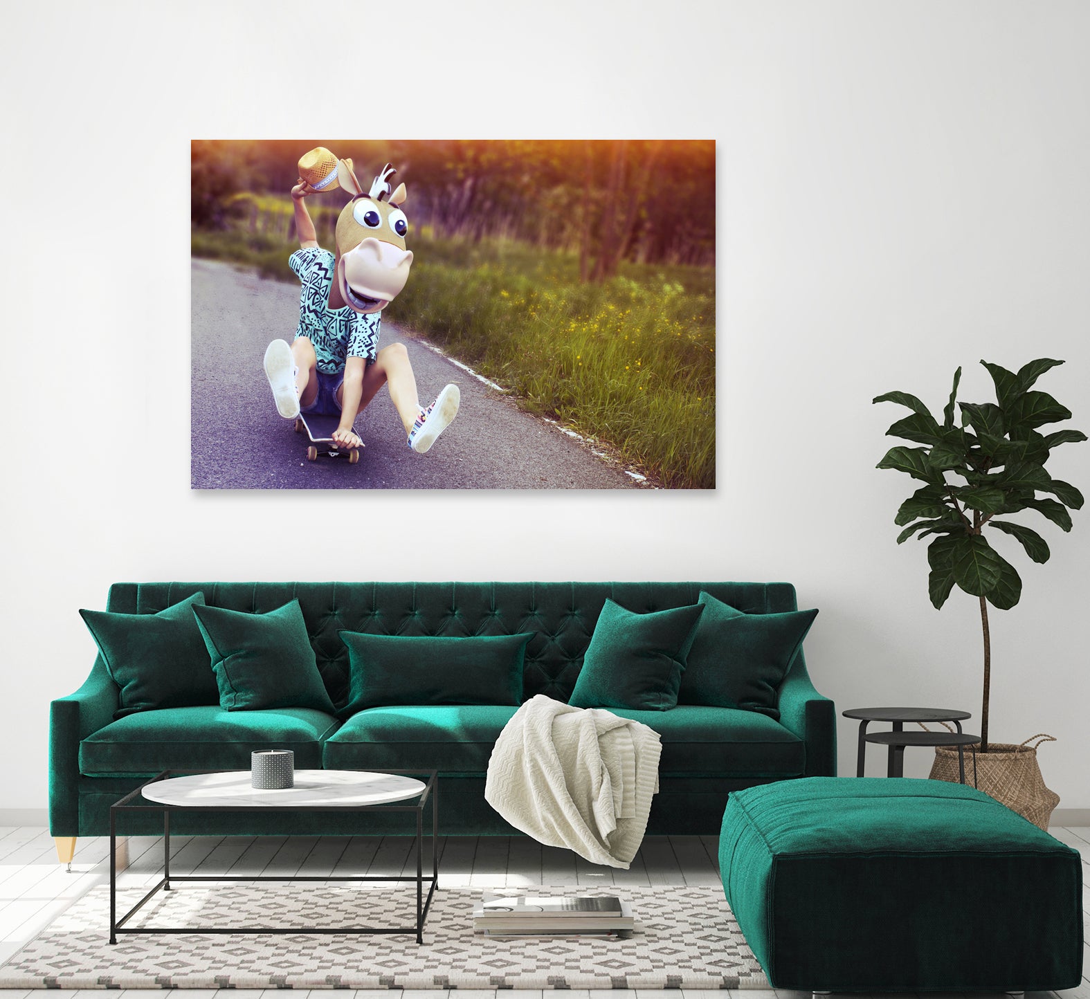 Road(eo) Trip ! by Caroline Sauvage on GIANT ART - orange photo manipulation