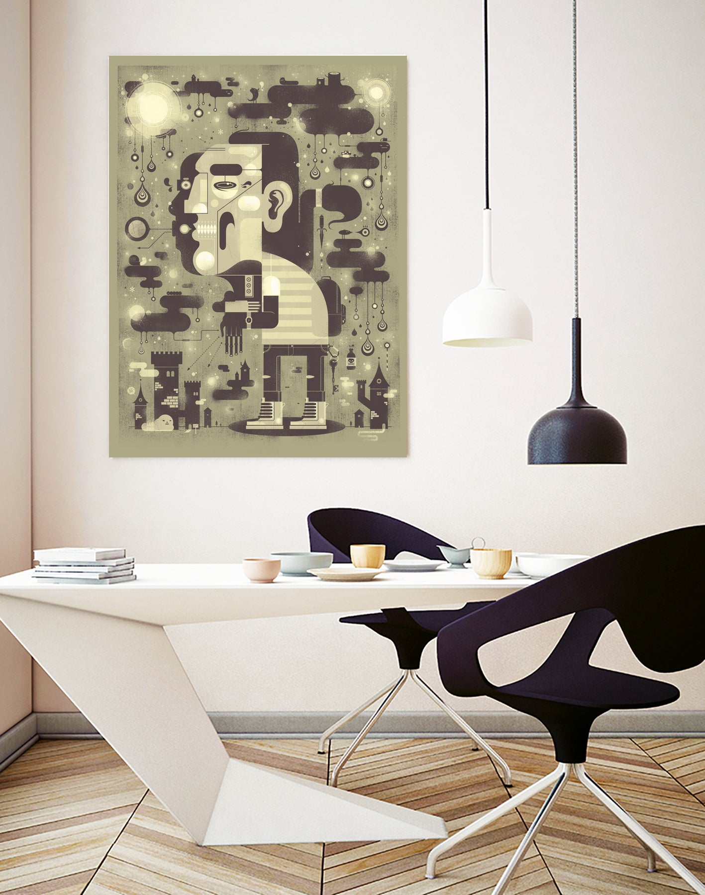 Microcosmos by Graham Erwin on GIANT ART - vector illustration