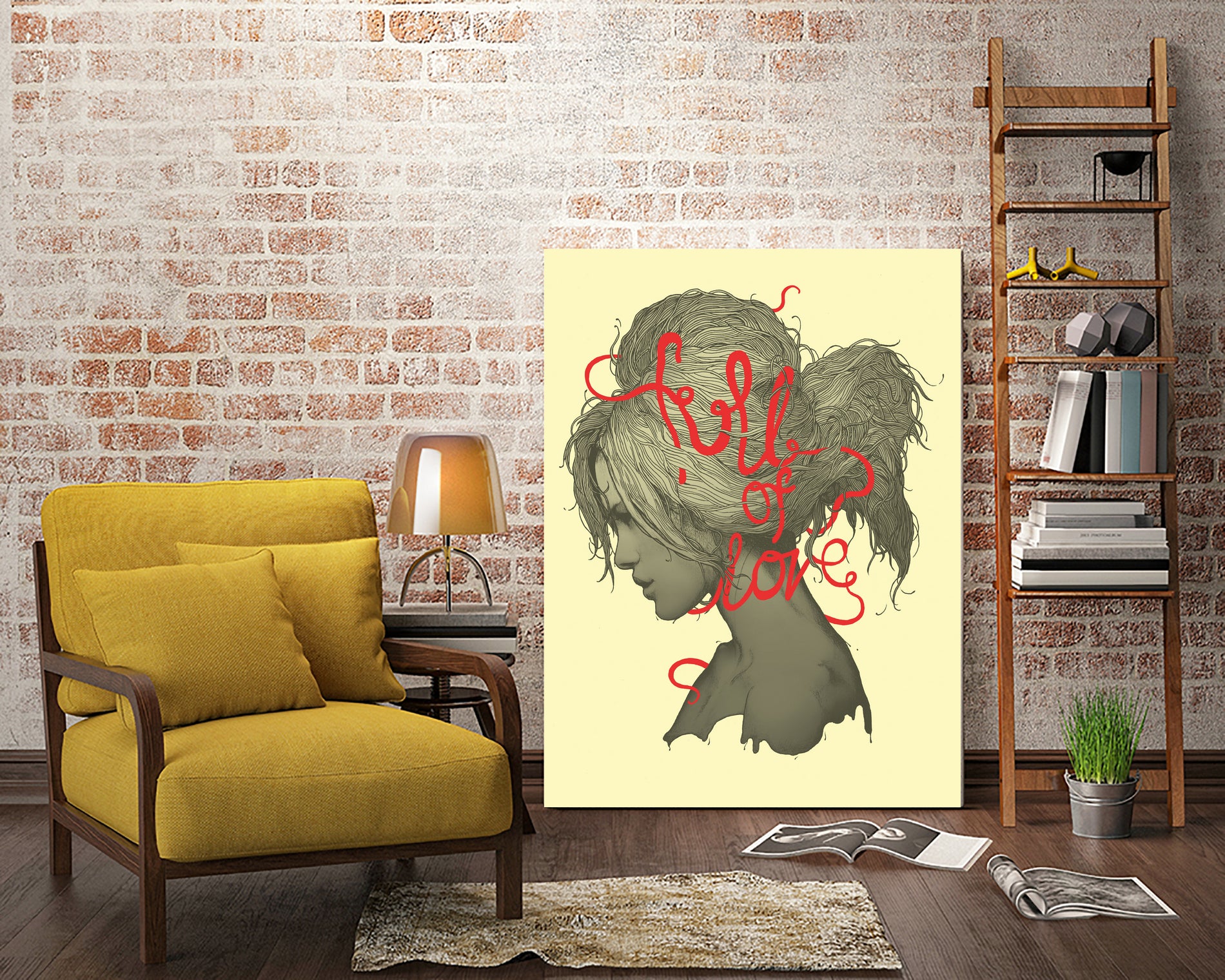 Full of Love by Grzegorz Domaradzki on GIANT ART - mixed media