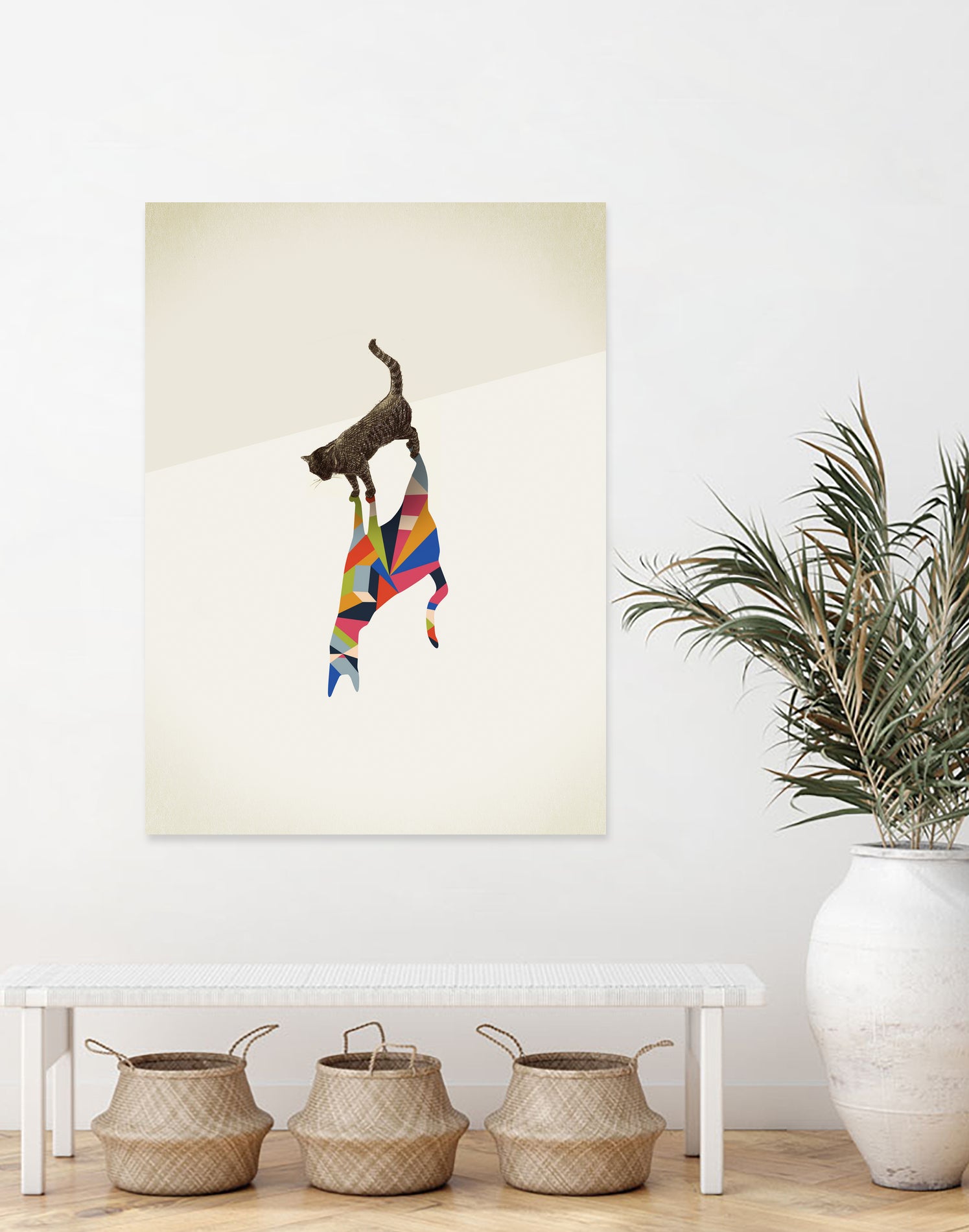 Walking Shadow, Cat by Jason Ratliff on GIANT ART - photo illustration