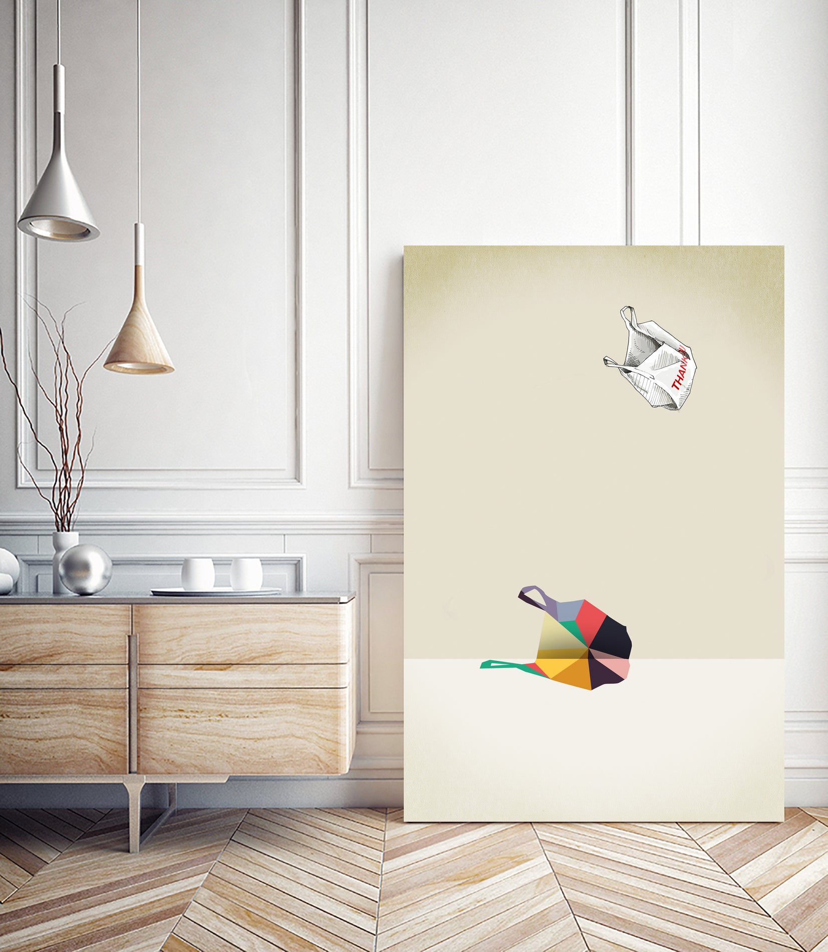 Walking Shadow, Thanks by Jason Ratliff on GIANT ART - white digital drawing