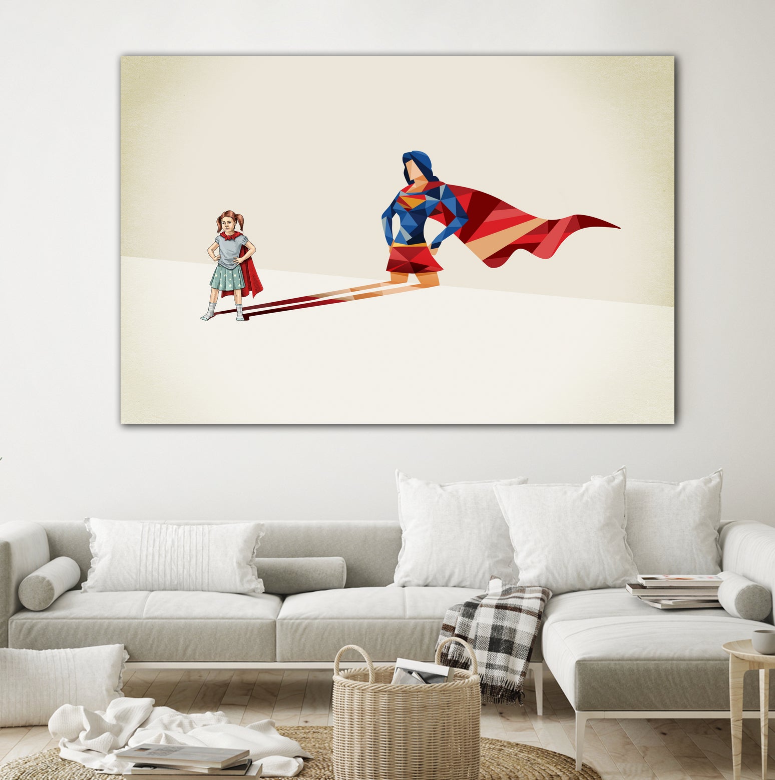 Walking Shadow, Heroine by Jason Ratliff on GIANT ART - white digital painting