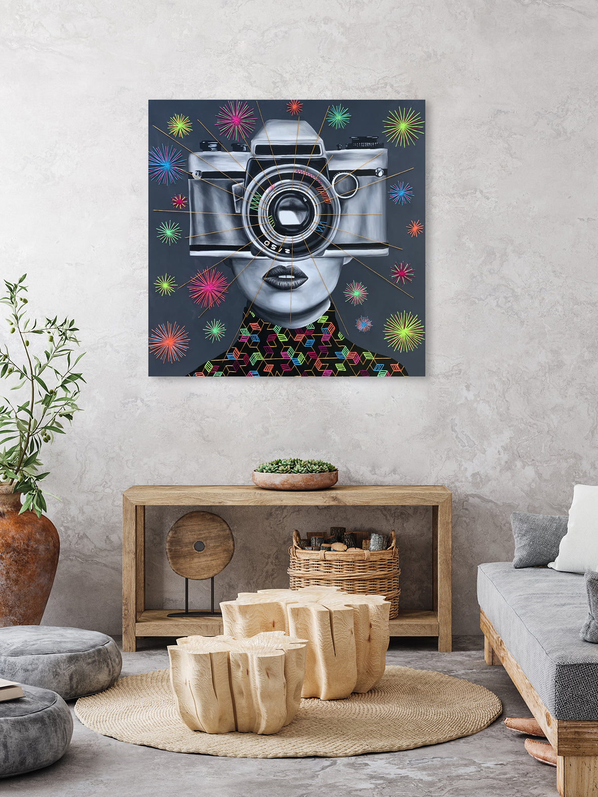 Picture perfect by eugenia retana on GIANT ART - gray mixed media