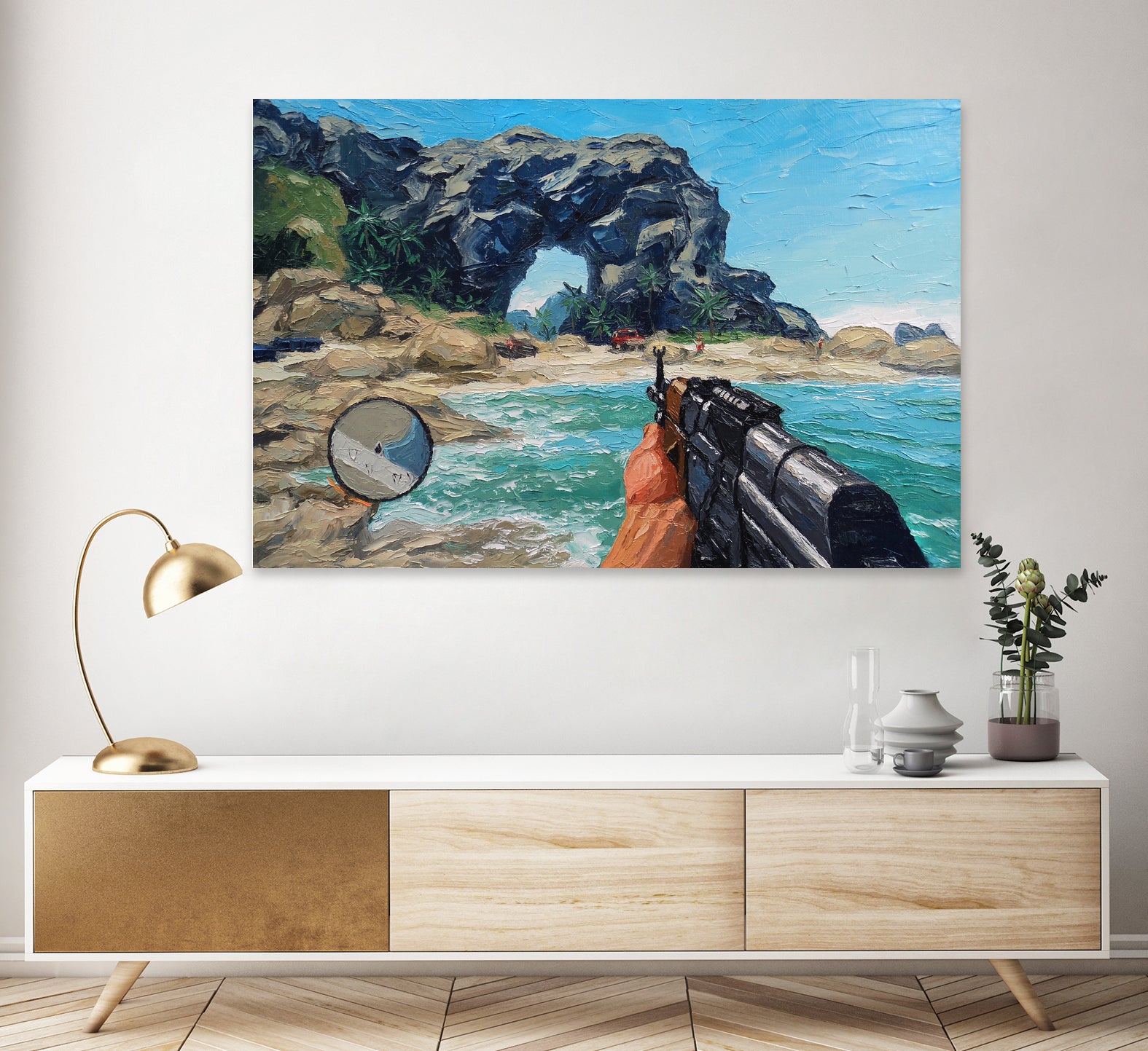 Summertime Beaches by Nikolay Lobzov on GIANT ART - white game design