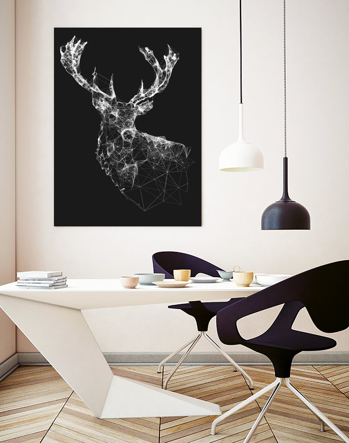 Deer Reader by Jordan Rogers on GIANT ART - vector illustration