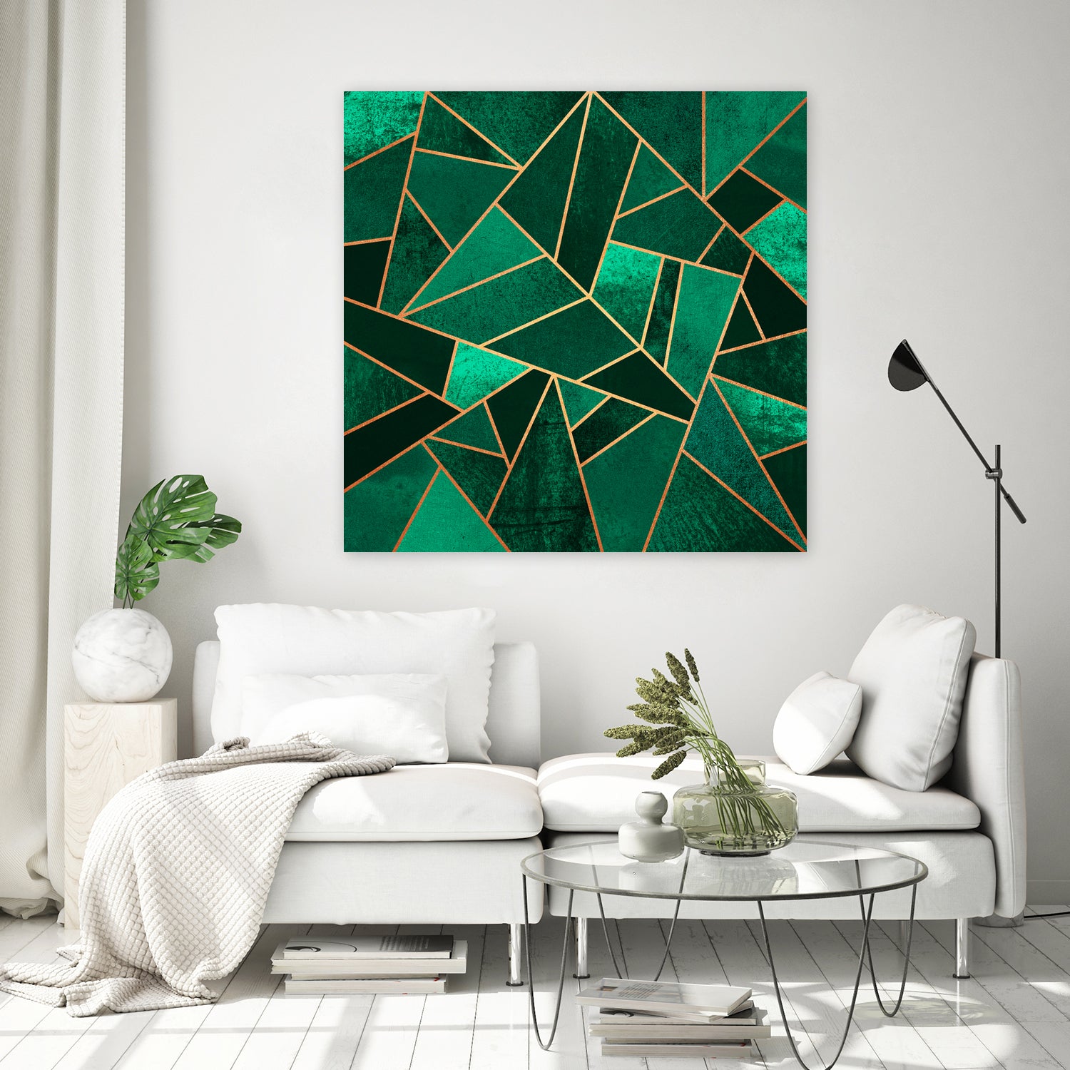 Emerald And Copper by Elisabeth Fredriksson on GIANT ART - green digital painting