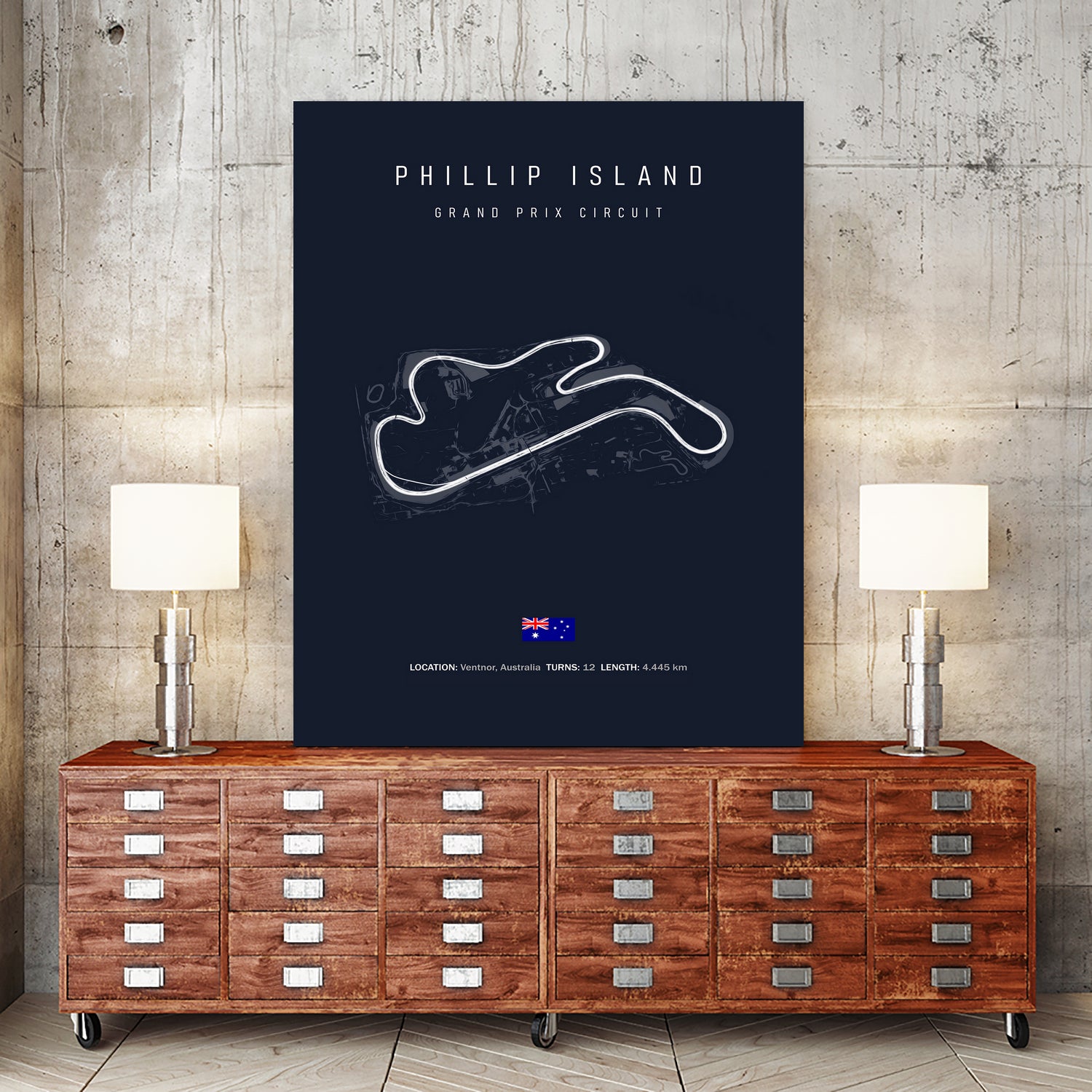 Phillip Island Circuit by Ilham Akbar on GIANT ART - black digital painting