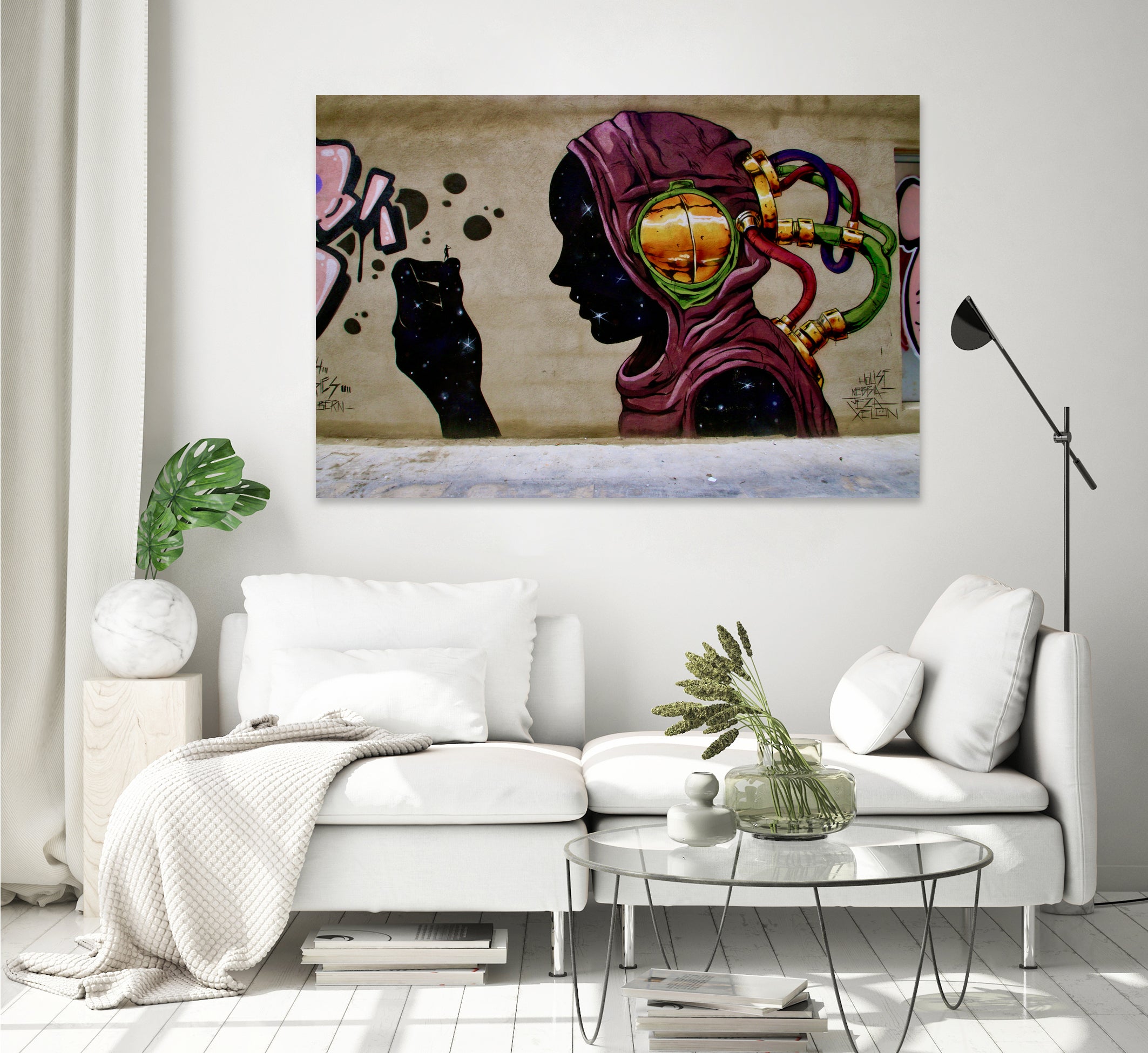 Minicsule by Luke Robertson on GIANT ART - fuchsia photo manipulation