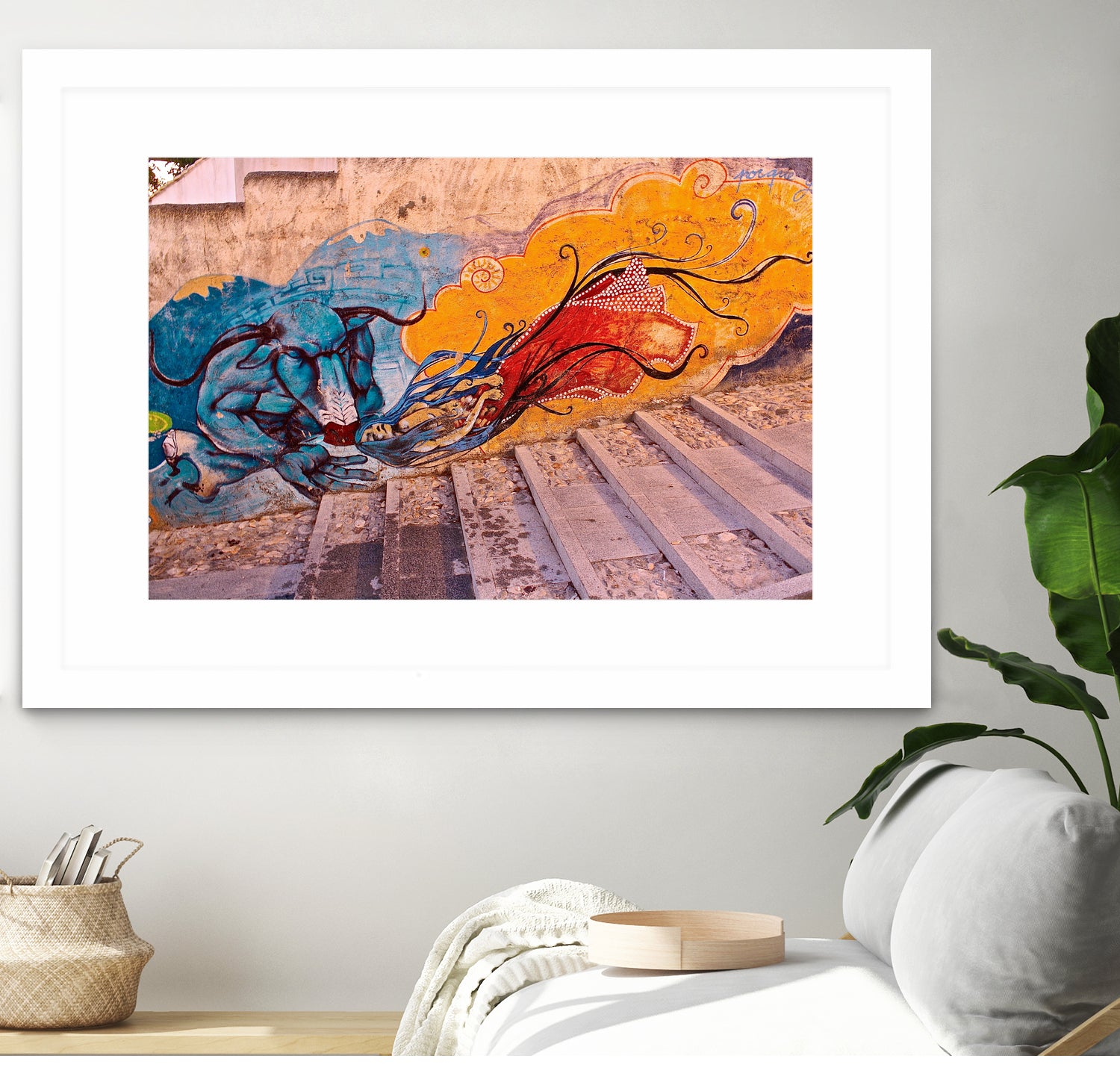 Sueños Del Minotauro by Luke Robertson on GIANT ART - blue photo manipulation