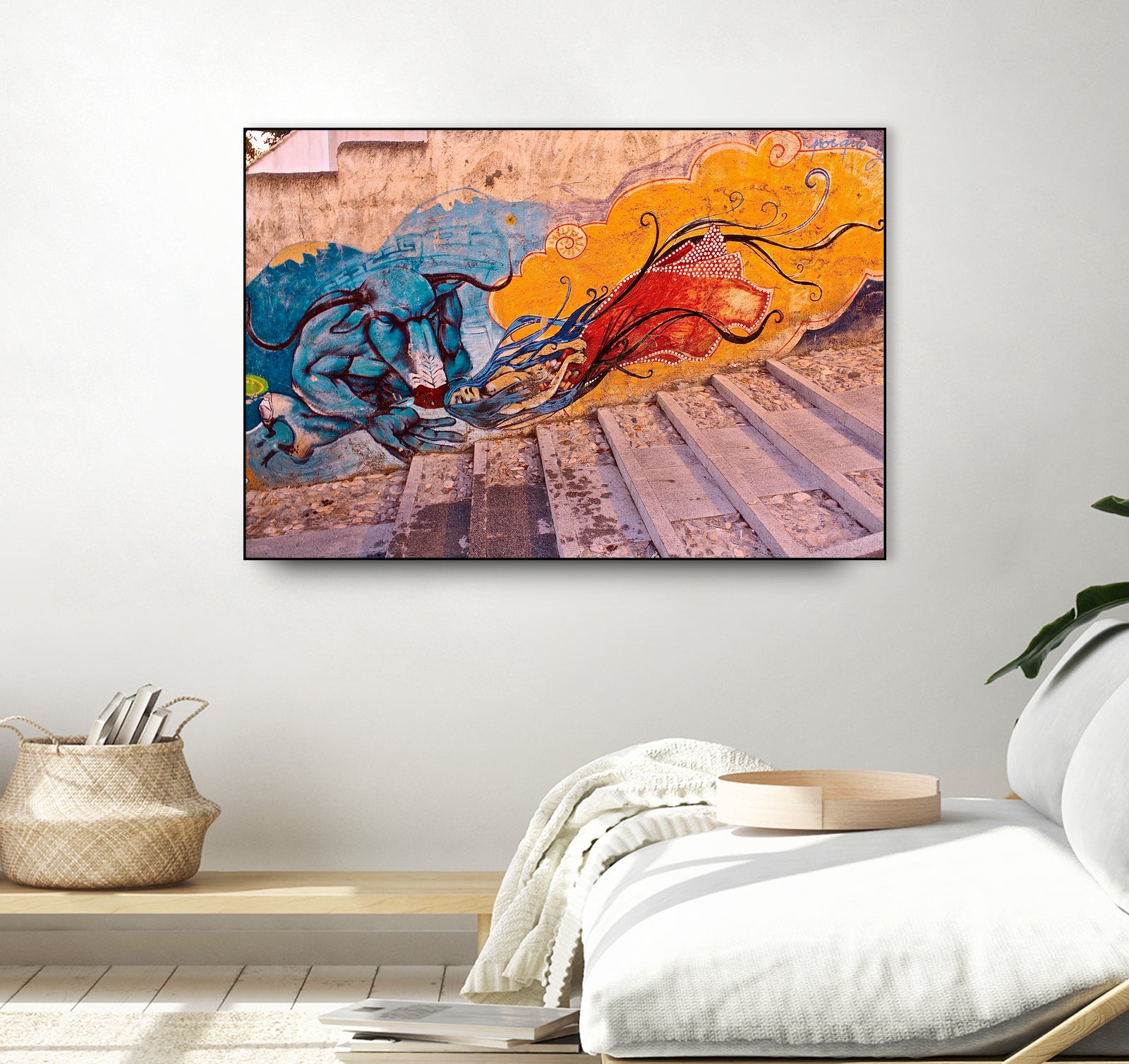 Sueños Del Minotauro by Luke Robertson on GIANT ART - blue photo manipulation