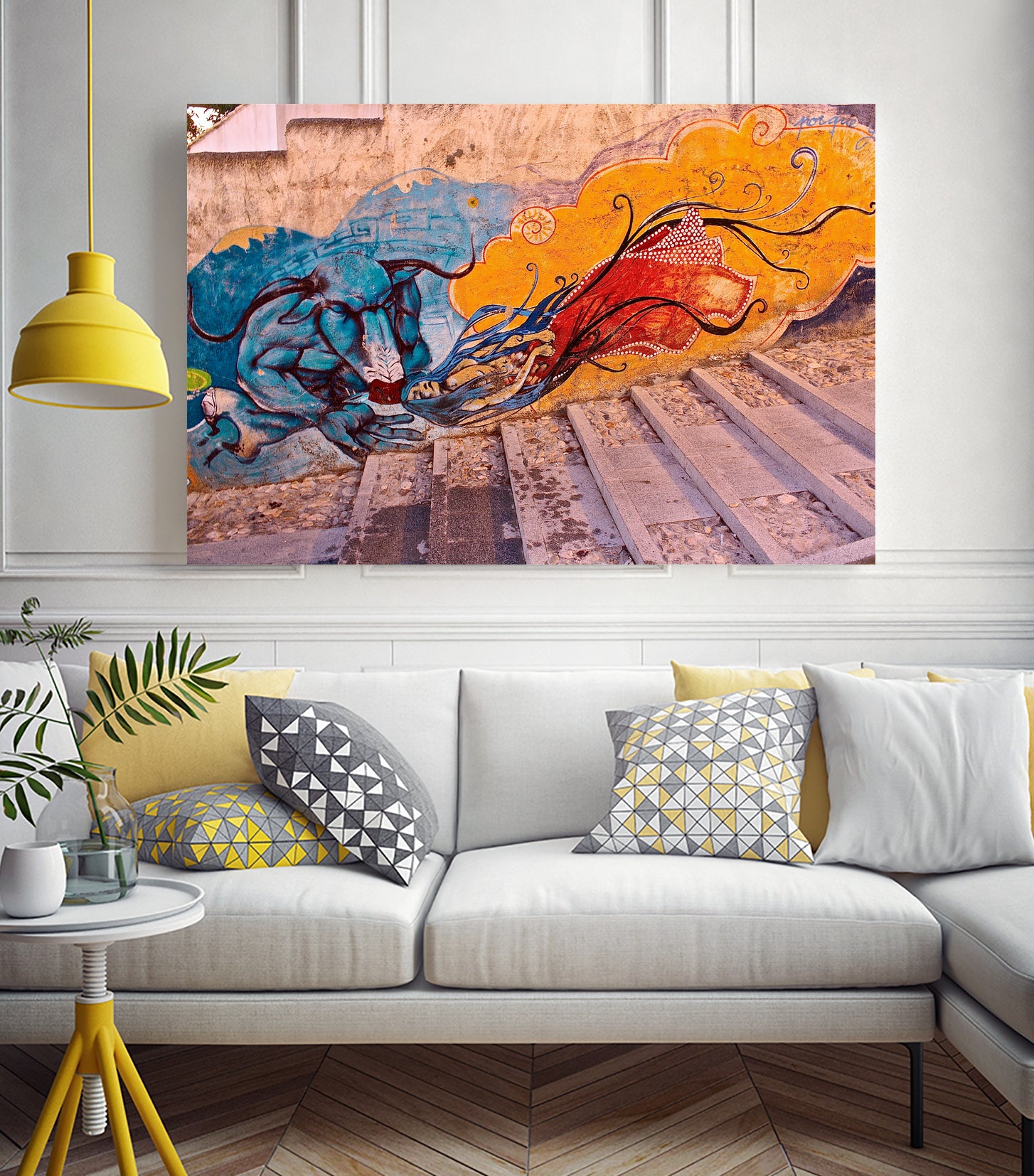 Sueños Del Minotauro by Luke Robertson on GIANT ART - blue photo manipulation