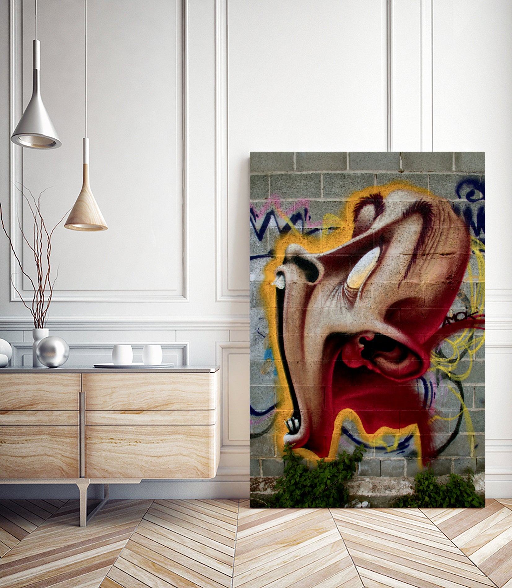 Face Warp by Luke Robertson on GIANT ART - yellow photo manipulation