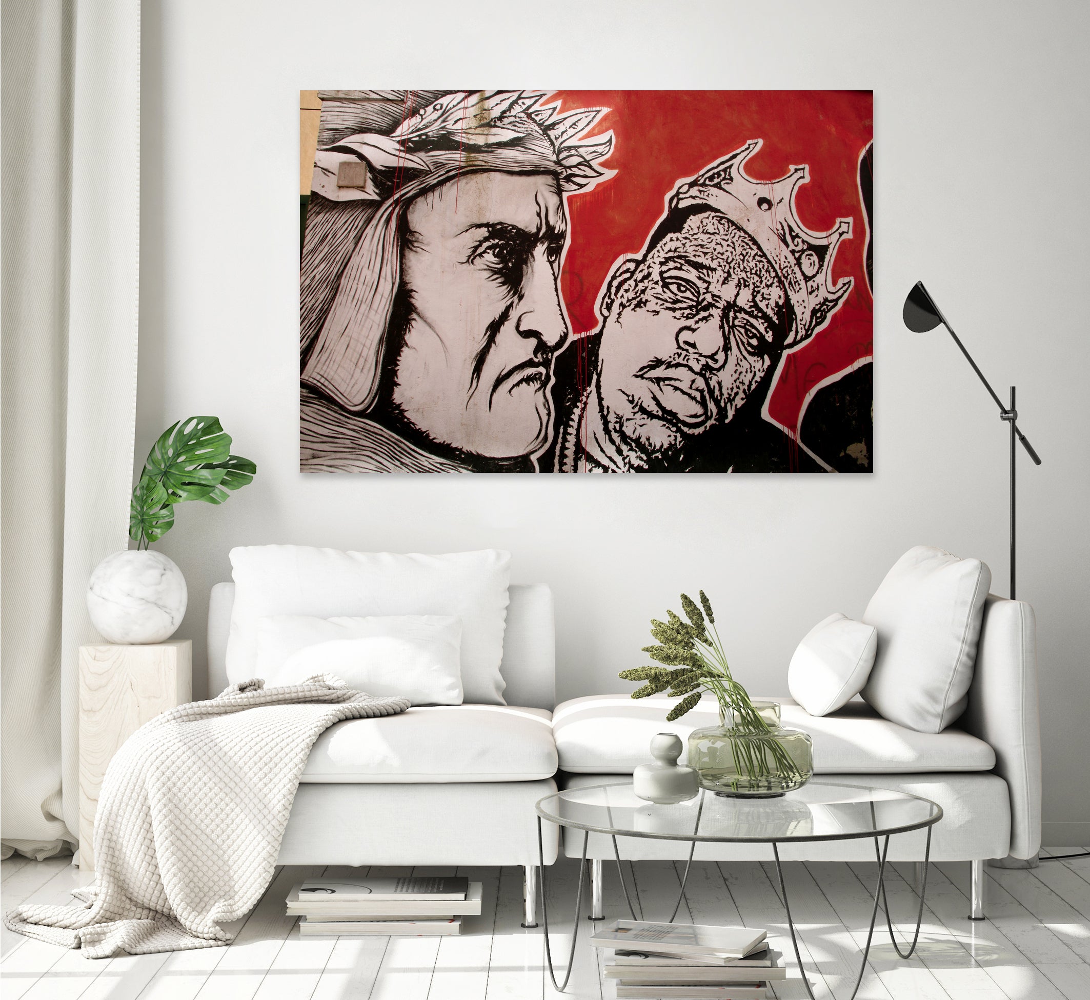 Biggie by Luke Robertson on GIANT ART - red photo manipulation