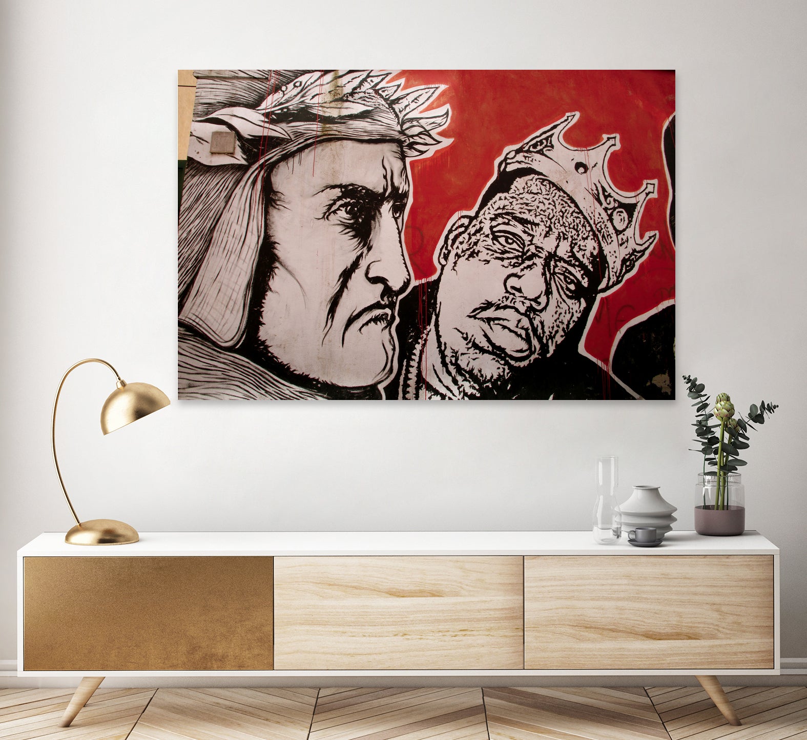 Biggie by Luke Robertson on GIANT ART - red photo manipulation