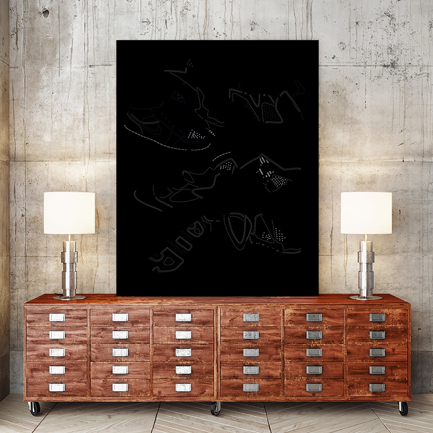 Jordan lineart by Yanuar Ahmat on GIANT ART - white digital drawing