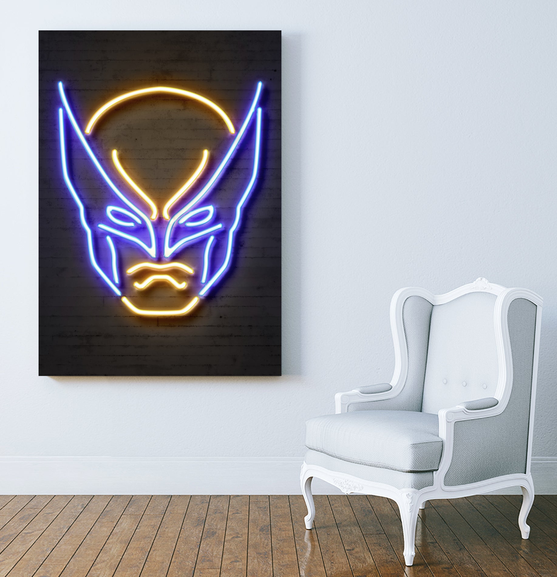 Wolverine by Octavian Mihai Mielu on GIANT ART - blue 3d art