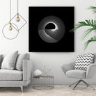 Variations on a Cardioid Theme 243 by Iustina Istrati on GIANT ART - black digital drawing