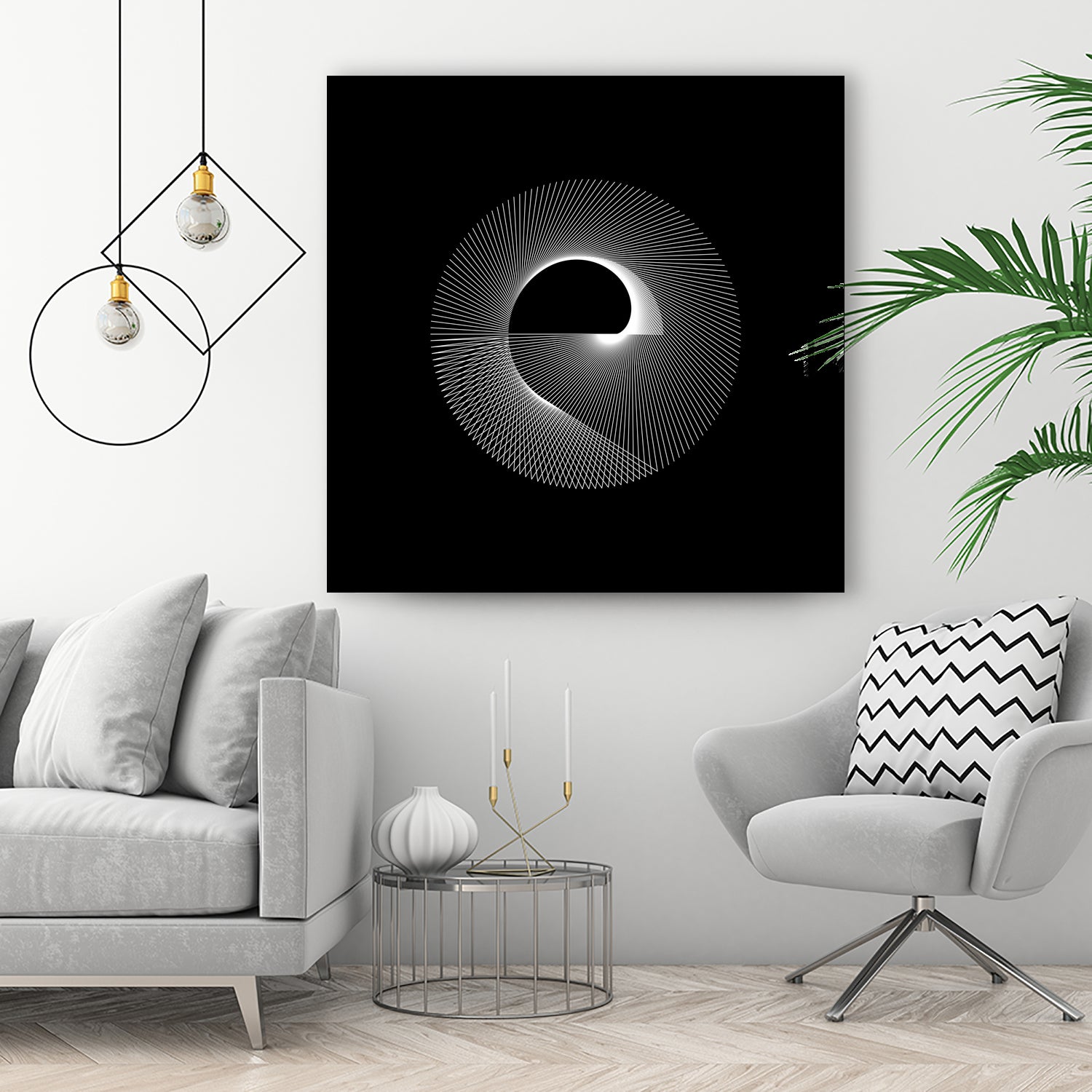 Variations on a Cardioid Theme 243 by Iustina Istrati on GIANT ART - black digital drawing