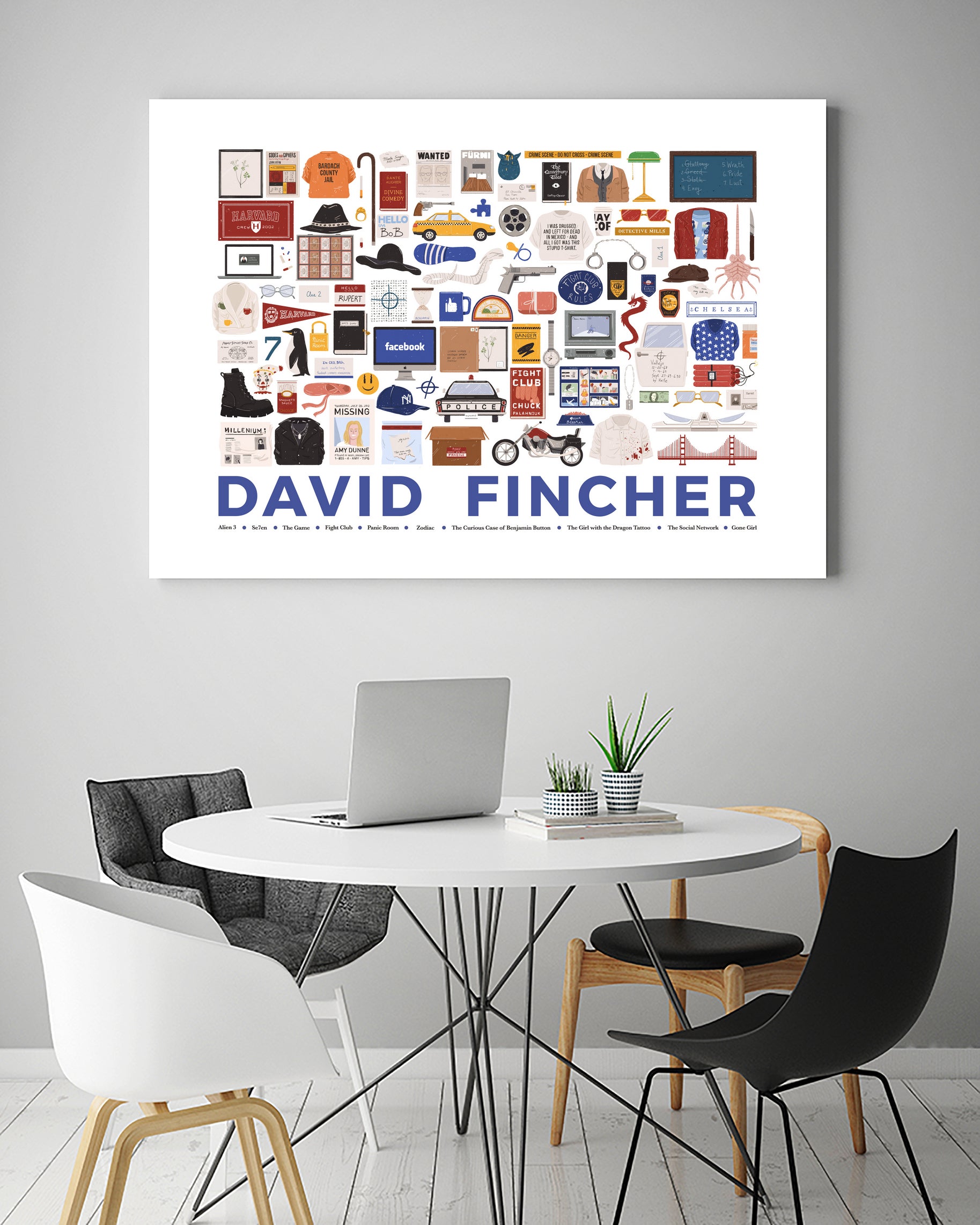 David Fincher by Maria Suarez-Inclan on GIANT ART - digital drawing