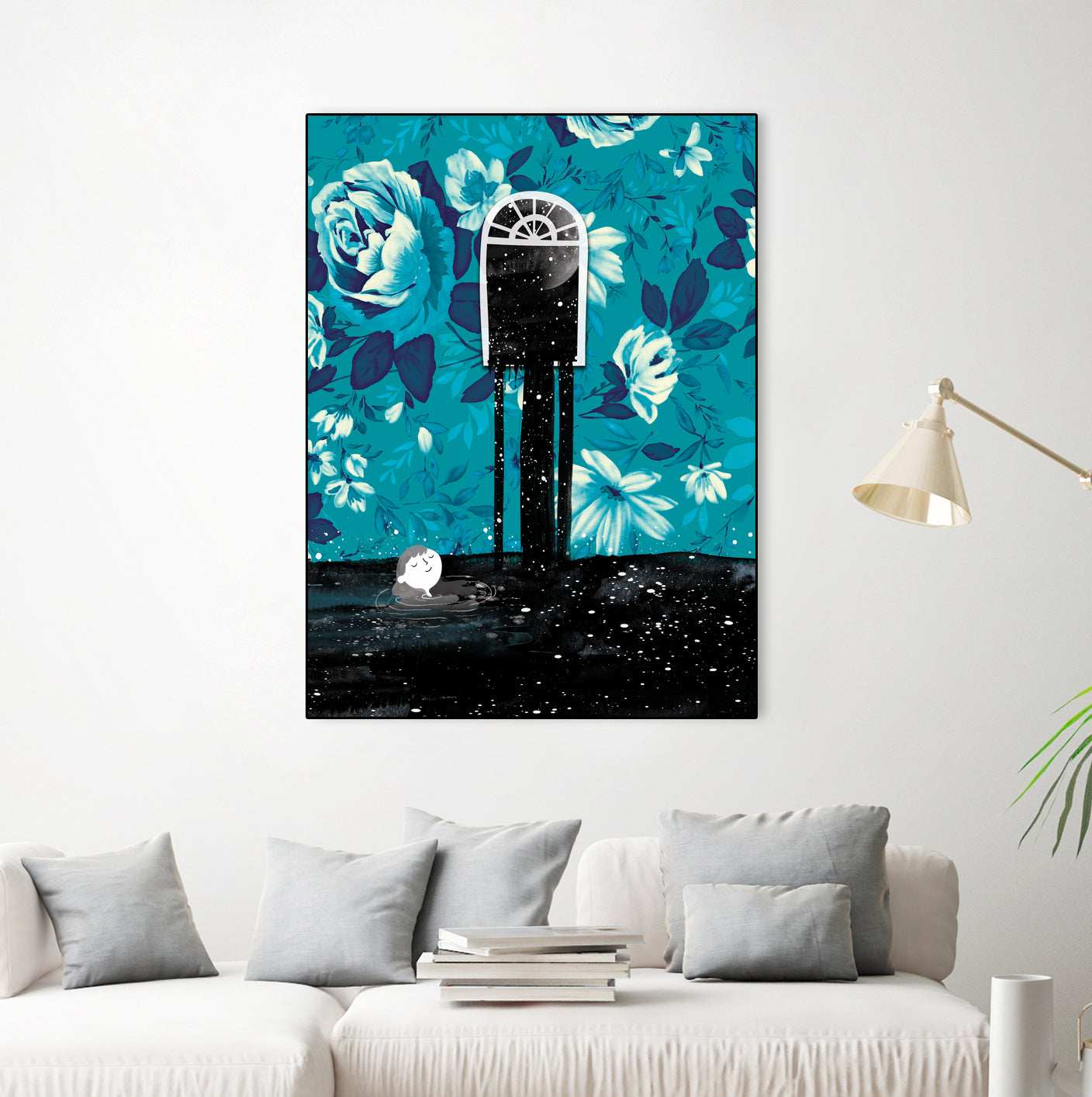 Nigh tSwim by Holly Hatam on GIANT ART - blue digital painting