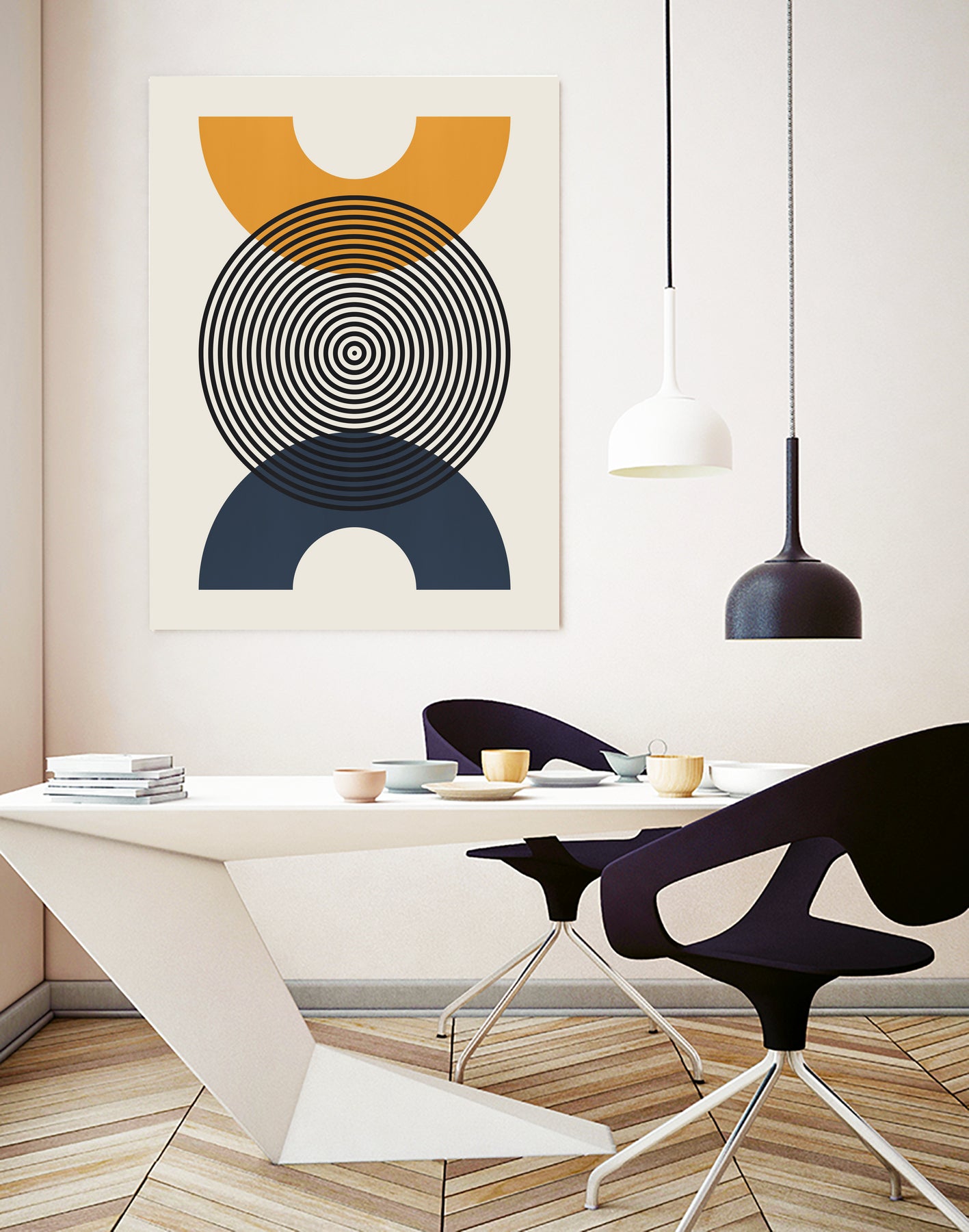 Simplicity VI by Vitor Costa on GIANT ART - blue digital painting